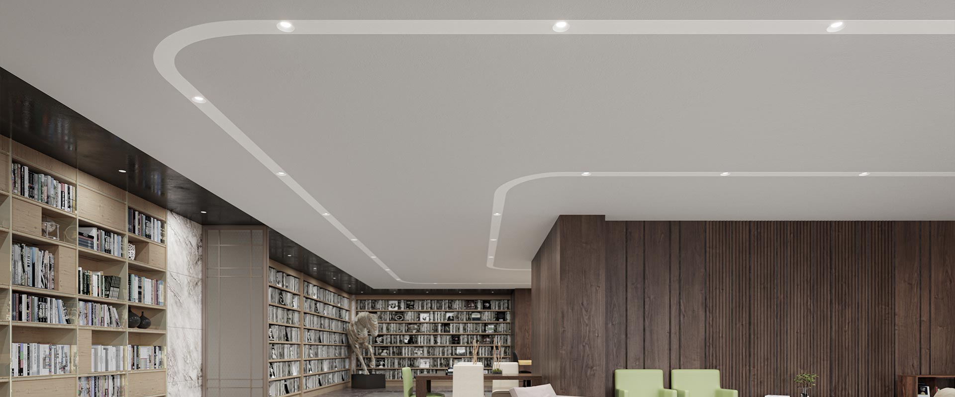 Configurable curved lighting geometry