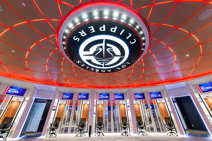 LA Clippers Locker Room